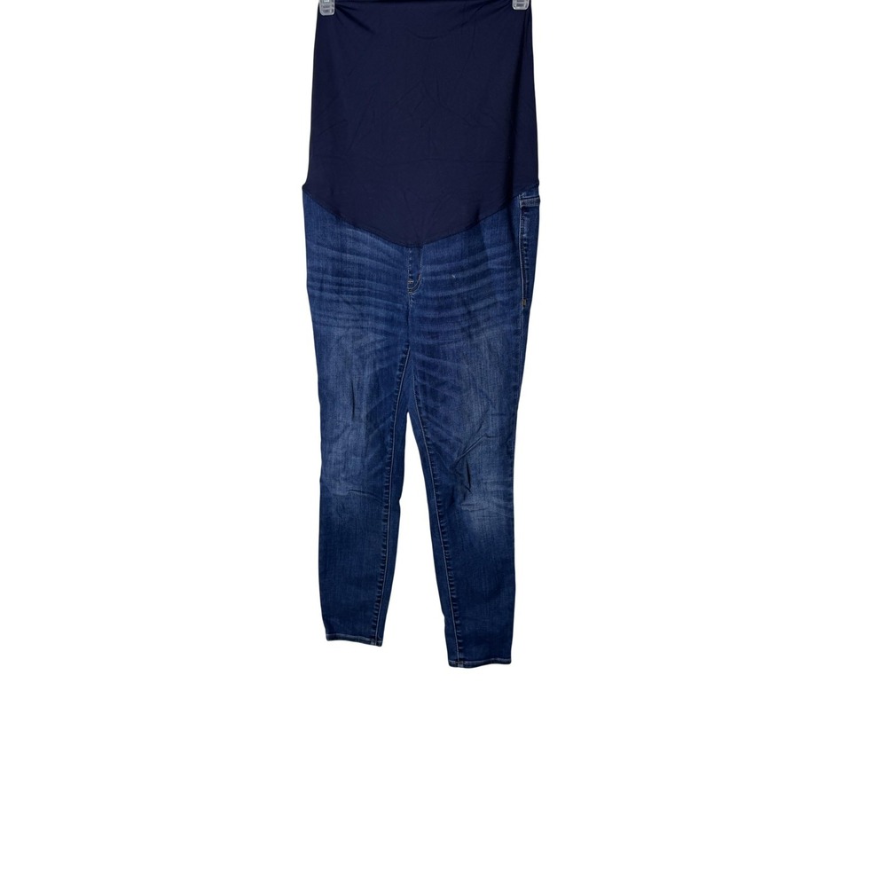 Madewell Jeans Womens 26 Blue Maternity Skinny High Rise Stretch Panel Denim